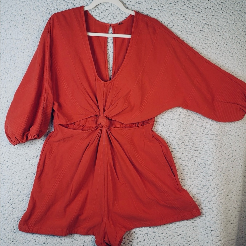 Free People Knotty But Nice Rompers - Picture 4 of 4